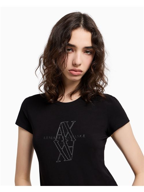 t-shirt woman black ARMANI EXCHANGE | XW000512AF11929/UC001